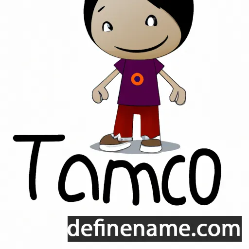 cartoon of the name Tamcho