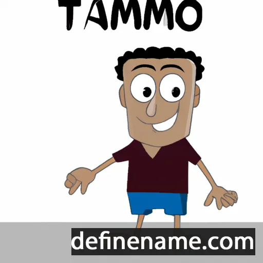 cartoon of the name Tammo