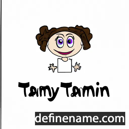 cartoon of the name Tammylynn