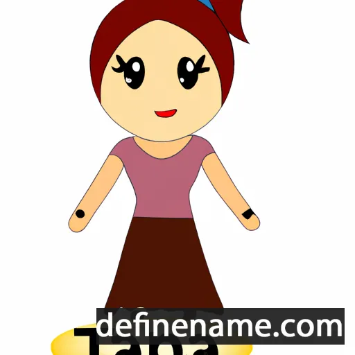 cartoon of the name Tana