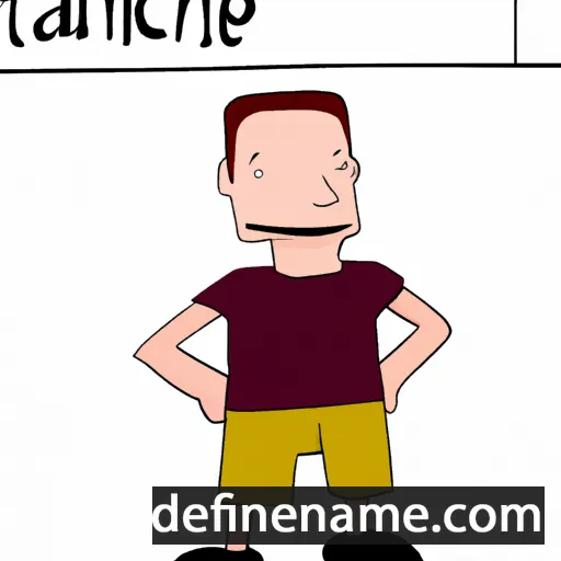 cartoon of the name Tanche