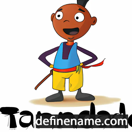 cartoon of the name Tandokazi