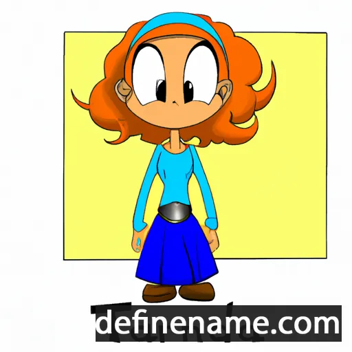 cartoon of the name Tandra