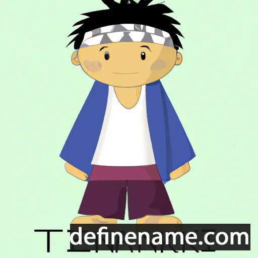 cartoon of the name Taneaki