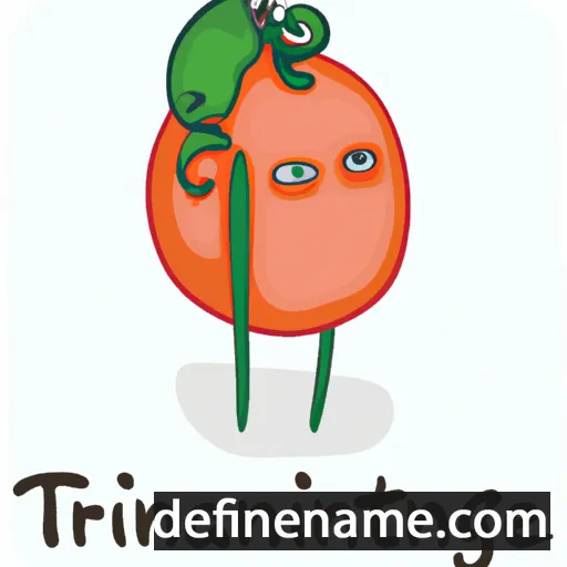 cartoon of the name Tangerine