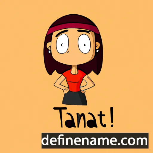 cartoon of the name Tanita