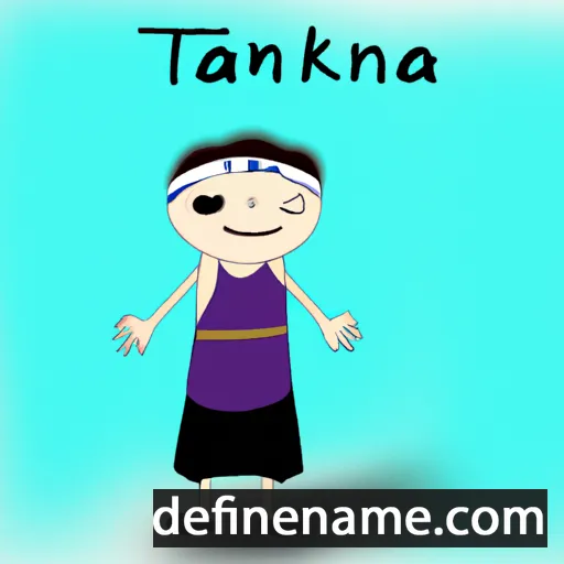 cartoon of the name Tanka