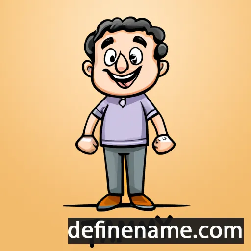 cartoon of the name Tanmay