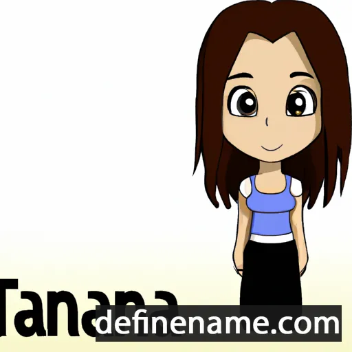 cartoon of the name Tanna