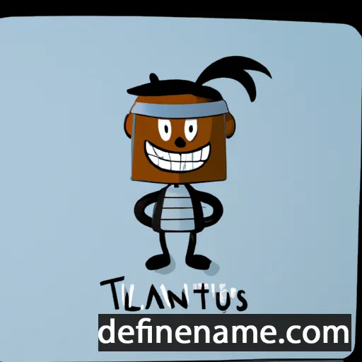 cartoon of the name Tantalus