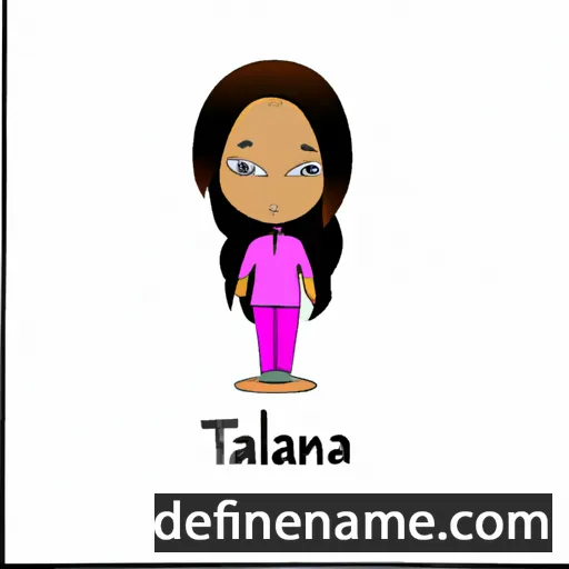 Tanzila cartoon