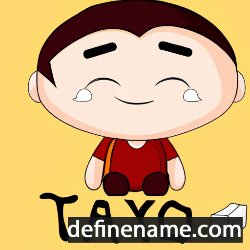 cartoon of the name Taoyu