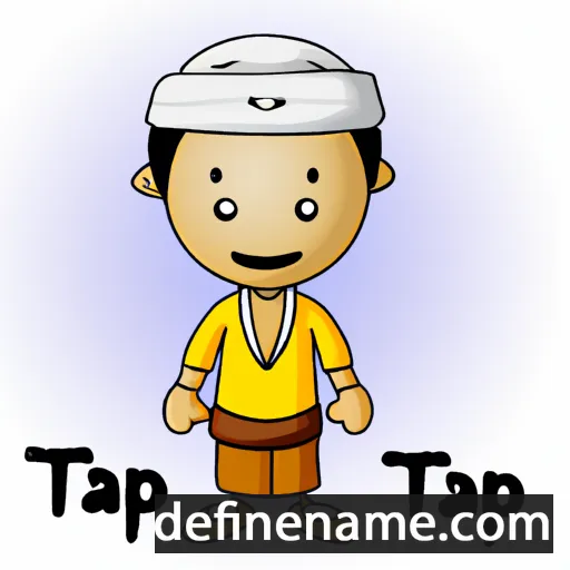 cartoon of the name Tapan