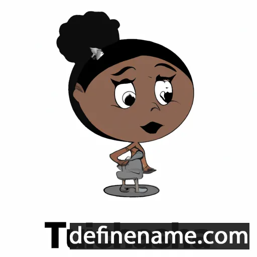 cartoon of the name Taquisha