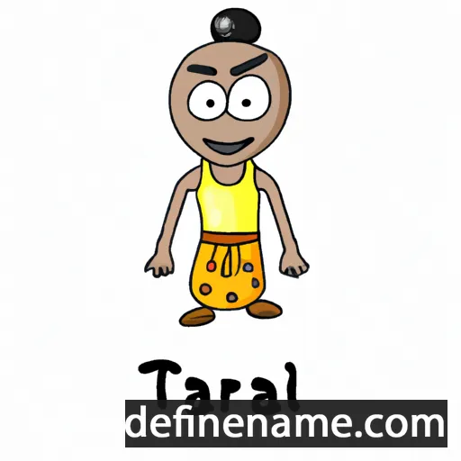 cartoon of the name Taraali