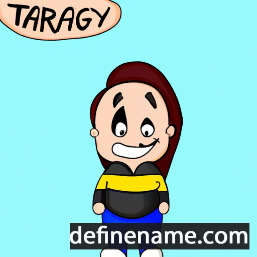 cartoon of the name Taragay