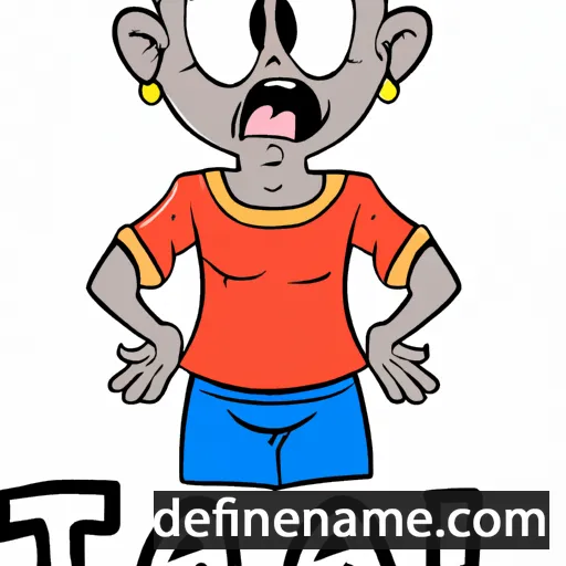 cartoon of the name Taral