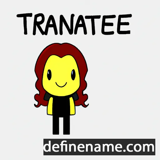 cartoon of the name Taranee