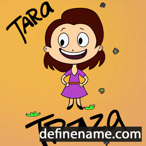 cartoon of the name Tareza