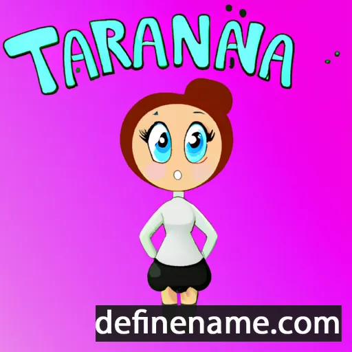 cartoon of the name Tariina