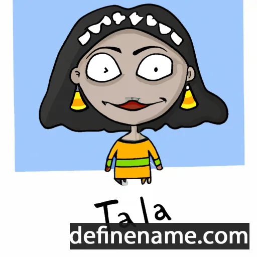 cartoon of the name Tarla