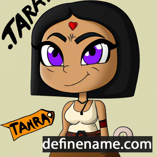 cartoon of the name Tarra