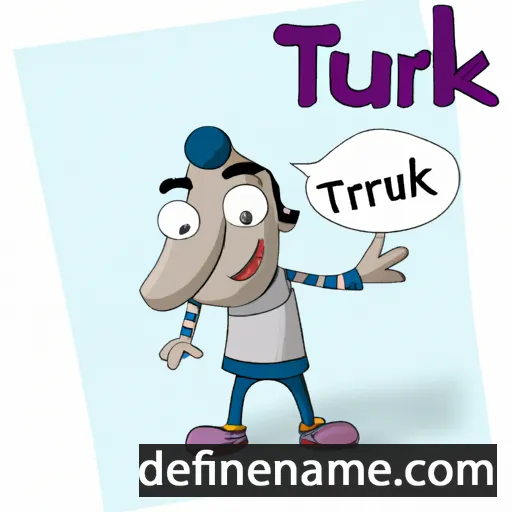 cartoon of the name Taruk