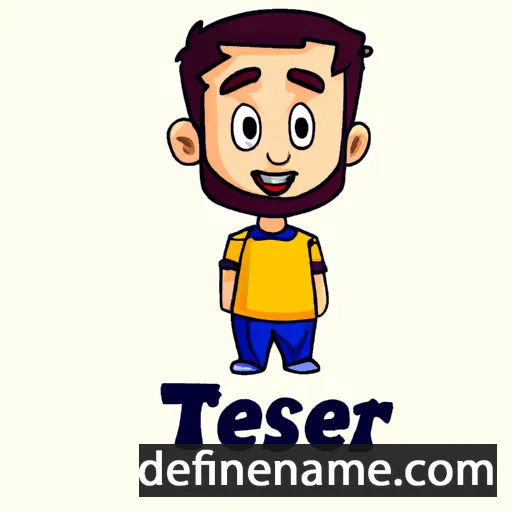 cartoon of the name Taseen