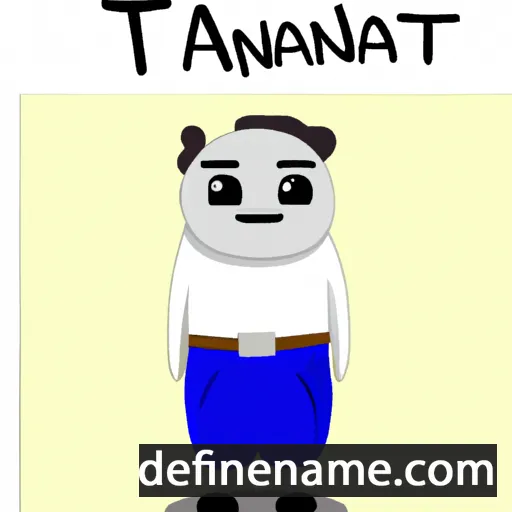 cartoon of the name Tasman