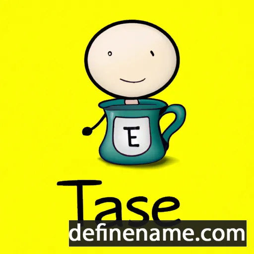 cartoon of the name Tasse