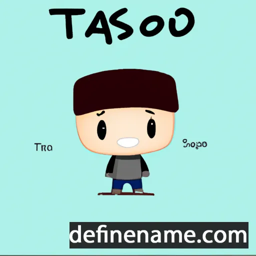 cartoon of the name Tasyo