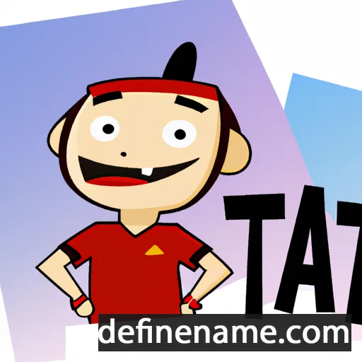 cartoon of the name Tat