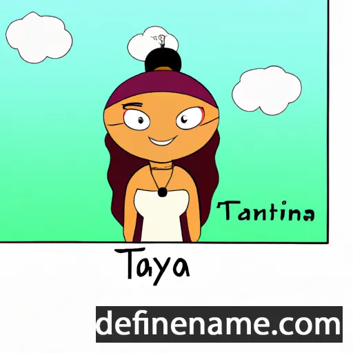 Tatanya cartoon