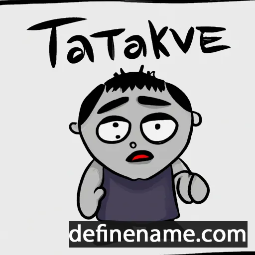 cartoon of the name Tatevik