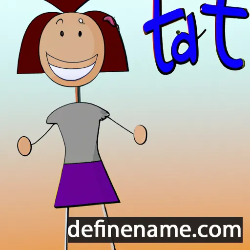 cartoon of the name Tati