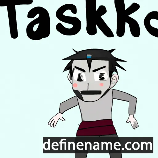 cartoon of the name Tatsuaki