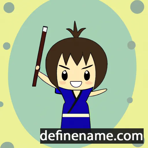 cartoon of the name Tatsuako