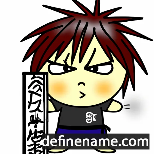 cartoon of the name Tatsunosuke