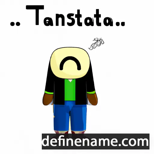 cartoon of the name Tatsuomi