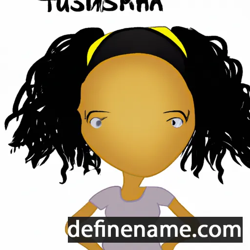 Taunisha cartoon