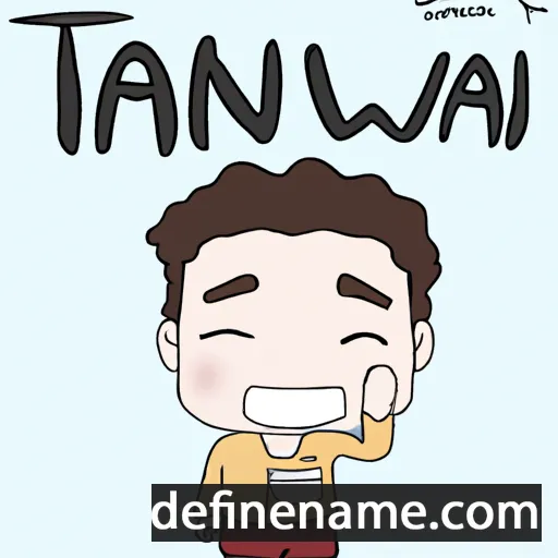 cartoon of the name Tawan