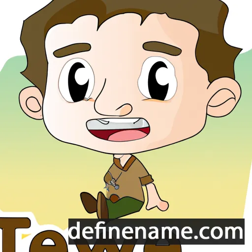 cartoon of the name Tawee