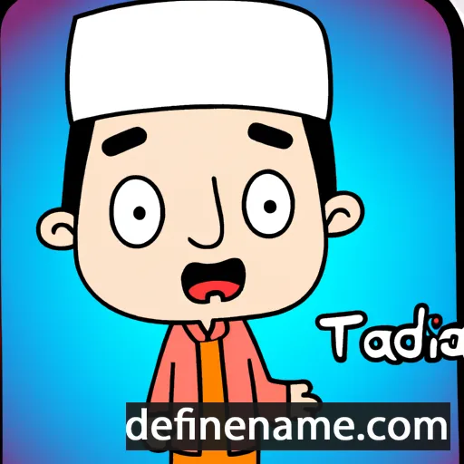 cartoon of the name Tawhid