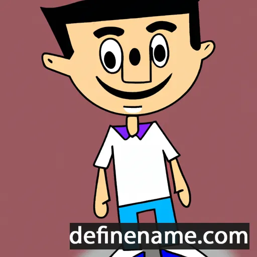 cartoon of the name Tawin