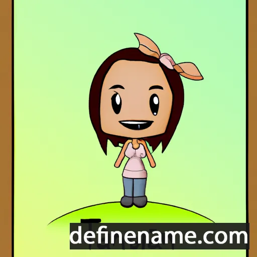 cartoon of the name Tawni