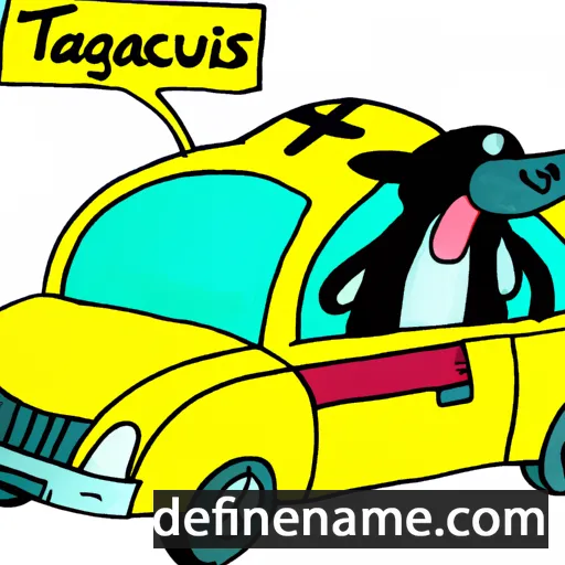 cartoon of the name Taximagulus