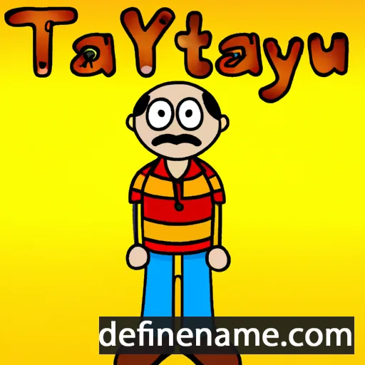 cartoon of the name Tayfun