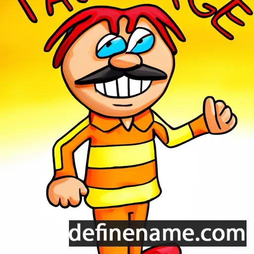 cartoon of the name Taygete