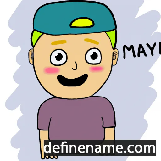 cartoon of the name Mátyás