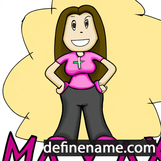 cartoon of the name Máxima